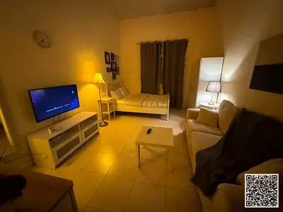 Second tenant, the most luxurious and elegant fully furnished studio apartment for monthly rent in Al-Hamidiyah, behind the Al-Hamidiyah police statio