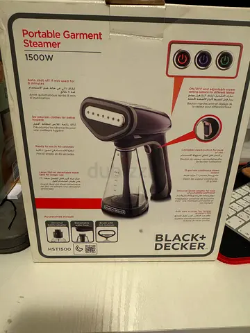 Urgent move out Black+Decker 1500W Portable Garment Steamer