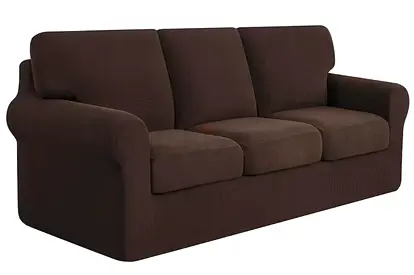 Brown 3+2 Seater Sofa in Good Used Condition (not faded)