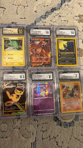 Graded Pokémon Card Lot — Assorted 6 Slabbed Cards (PSA/CGC Graded)