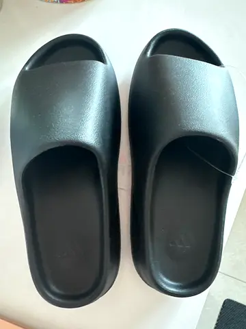 Black Foam Slide Sandals - Comfortable Casual Slides (Pair)