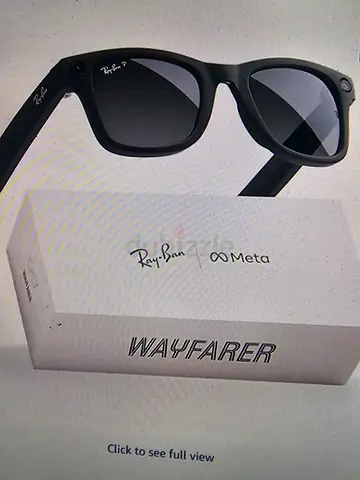 Ray-Ban x Meta Wayfarer smart glasses with original case