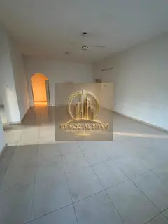 For rent in Sharjah, Al-Qurain area, a privileged location, near Al-Qurain Park, near the airport pa