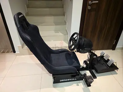Thrustmaster T300 RS GT and Deadskull PlaySeat