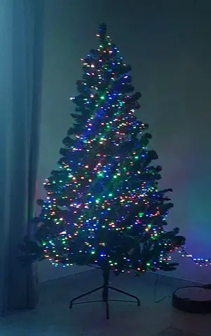 5ft Christmas Tree with LED Lights