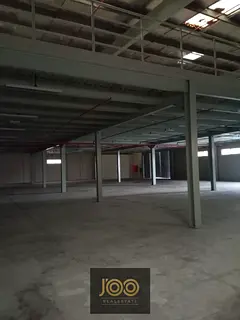 Warehouse available in Al Jurf Industrial City Area: 14,000 feet mezzanine Ground 8200 Mezzanine 580
