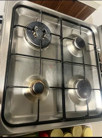 Built-in 4-Burner Stainless Steel Gas Hob - Used