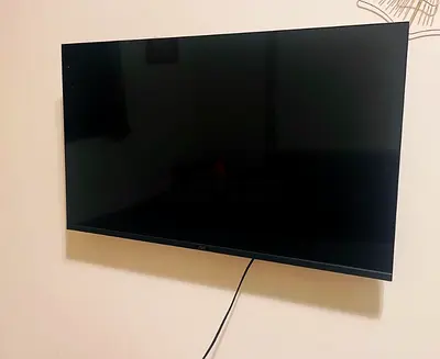 Slim 40–43 LED Flat Panel TV - Wall Mounted, Good Condition