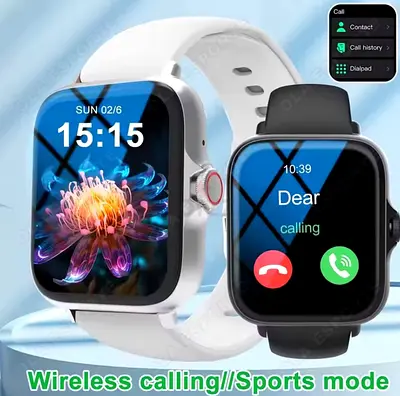 New Sports Smart Watch — Full Touch Screen, Call  Music Control, Compatible with iPhone/Android