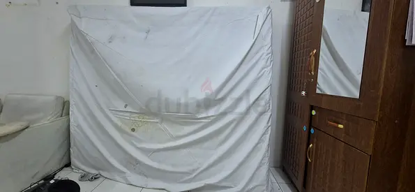 King size mattress with cover — used, good for immediate pickup