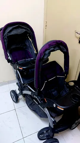 Tandem Double Stroller (Side-by-Side) in good used condition