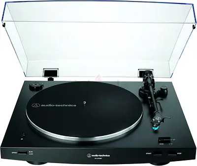 Audio-Technica AT-LP3XBT-BK Bluetooth Turntable Belt Drive Fully Automatic 33/45 (Black)