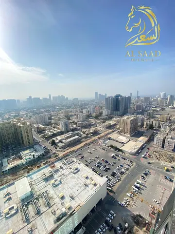 شقة غرفة وصالة للبيع في أبراج الواحة بإطلالة مفتوحة وطابق مرتفع