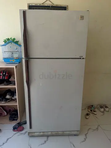 Used double-door refrigerator in good condition