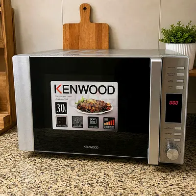Kenwood 30L Microwave Oven - Stainless Steel, Good Working Condition