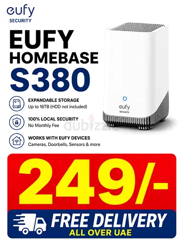 Eufy HomeBase S380 (Home Surveillance Storage Hub)