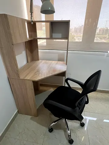 Study Table and Chair(with Ikea study Lamp)