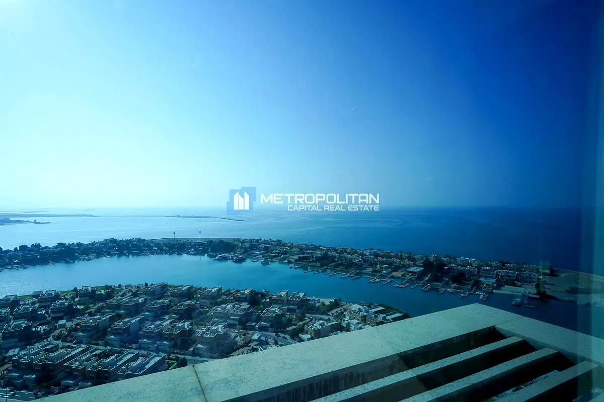 High Floor 1BR | Sea View | Rented | Furnished