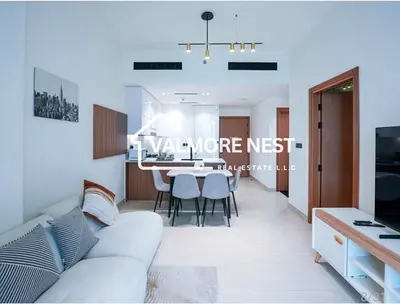 Furnished 1BR | Binghatti Onyx JVC | Balcony & City View
