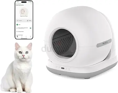Self Cleaning Automatic Cat Litter Box Extra- Large Capacity 72L with Smart App Control