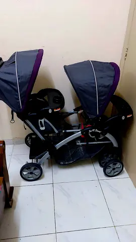 Tandem Double Stroller (Side-by-Side) in good used condition