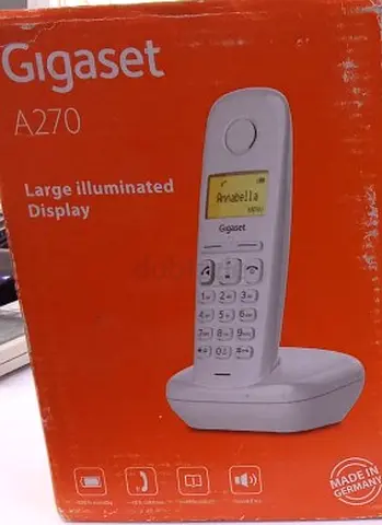 Gigaset A270 Cordless Phone, White