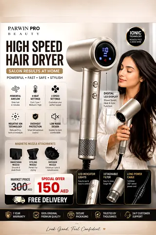 Parwin Pro High Speed Hair Dryer - Unused (with box)