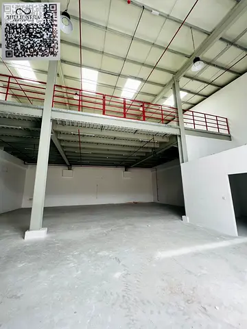 Premium 4,000 Sq. Ft. Warehouse for Rent with Mezzanine, 40 KW Power, Office, Kitchen & Storage – S
