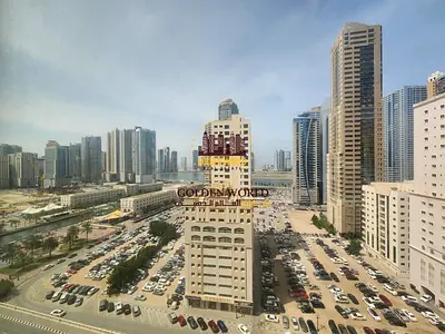 2 Bedroom Apartment for Rent in Al Majaz 3 Sharjah Free AC Open View Spacious Layout Gym Pool Panoramic Windows