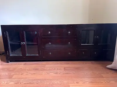 Solid wood Crockery shelf