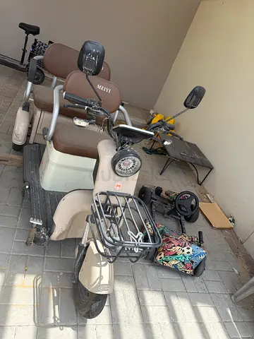 Used three-wheel electric scooter / mobility scooter - working condition