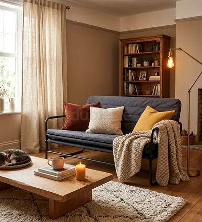 Lightweight Sofa-Bed | Excellent Condition | Removable Washable Cover