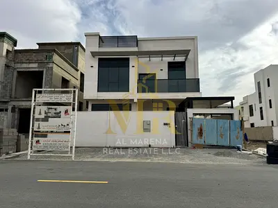 Luxury Villa for Sale in Al Bahia: Modern Design and Price Includes Air Conditioning Distinguished Villa for Sale in Al Bahia – Two Floors + Roof | 5