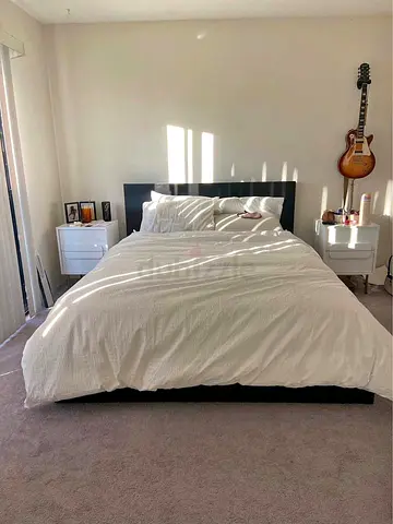 ikea bed and mattress/ queen size