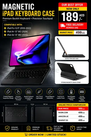 ipad pro 12.9 inches magnetic case