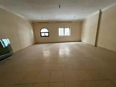 3BHK Al Qasimia Al Mahatta, maid room, 4 baths, AED 55,000 yearly, easy payments, family-friendly.