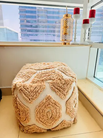 Home n soul brand pouf in excellent condition.