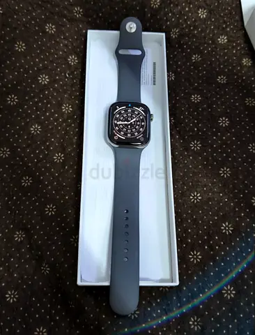 APPLE WATCH SERIES 11 cellular+gps 46mm (middle east version) natural titanium case with stone grey