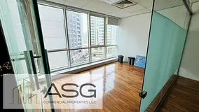 FULLY FITTED OFFICE SPACE WITH GLASS PARTITION | 958 SQ FT | DUBAI NATIONAL INSURANCE BUILDING | POR