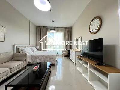 Furnished Studio in 5000 monthly with Bills | Pool View | Balcony