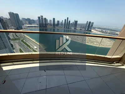 🏙️ 3 غرف وصالة صف أول كورنيش الخان | إطلالة بحرية + جيم ومسبح مجاني ✨
