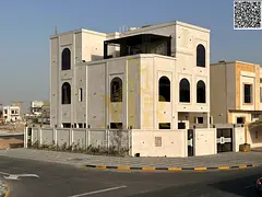 Corner villa for sale in Al Amrah | Corner on two streets | Land area 3014 sq ft | Built-up area 450