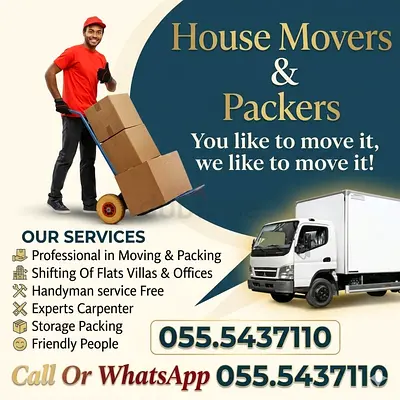 House Movers  Packers – Local Moving and Packing Services (Call/WhatsApp)