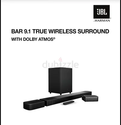 JBL 9.1 Surround True Wireless Soundbar with detachable Wireless Rear Speakers - Great Condition