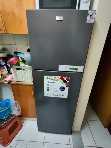 Bompani Top-Freezer Refrigerator - Grey, Good Condition