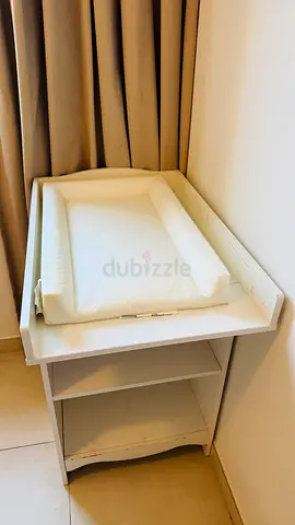 Ikea diaper station with mat