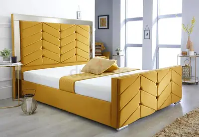 Brand New Luxury Fully Customizable King Size Bed - UAE Sharjah Manufactured
