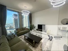 Fully furnished 2BR | Noora Tower, Al Habtoor City | Sea View