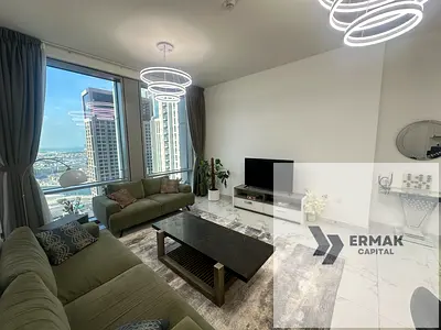 Fully furnished 2BR | Noora Tower, Al Habtoor City | Sea View