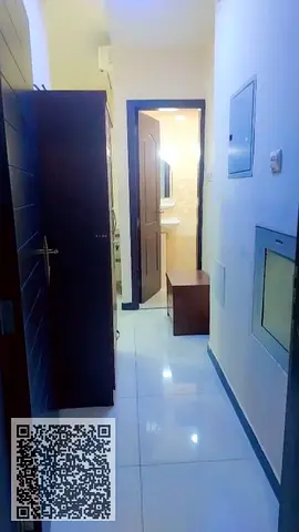 Furnished studio apartment for monthly rent in Al Rumaila. Rent is 2800 (including bills and internet).